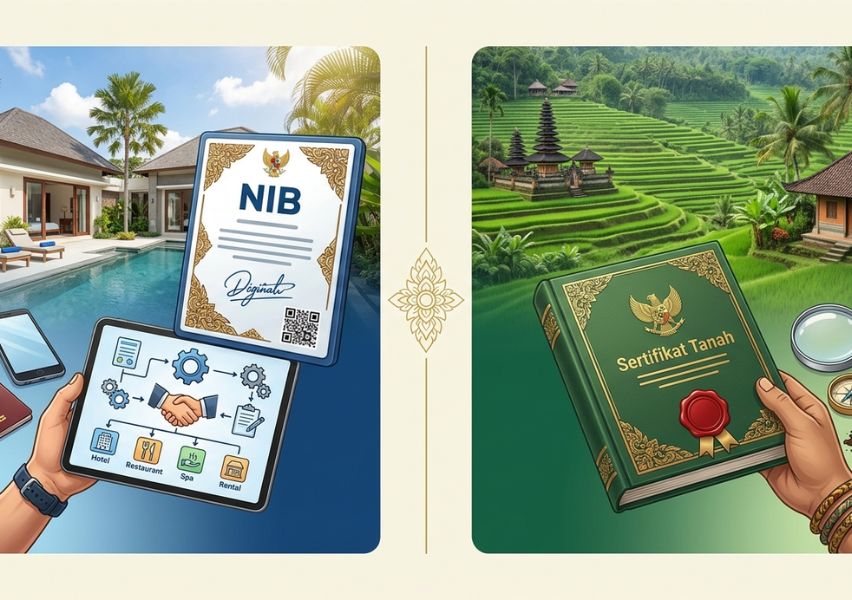 NIB vs Sertifikat Tanah: Apa Bedanya dalam Bisnis Properti di Bali?