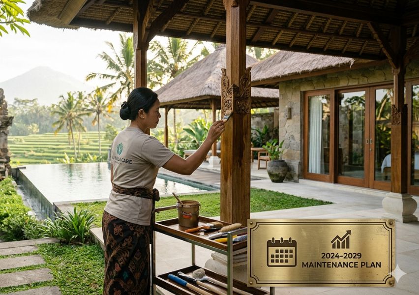 Strategi Pemeliharaan Villa Bali agar Nilai Tidak Turun 5 Tahun