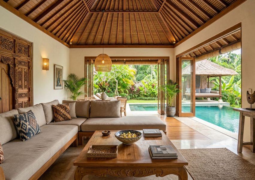 Rahasia Desain Interior Villa Bali Naikkan Harga Sewa