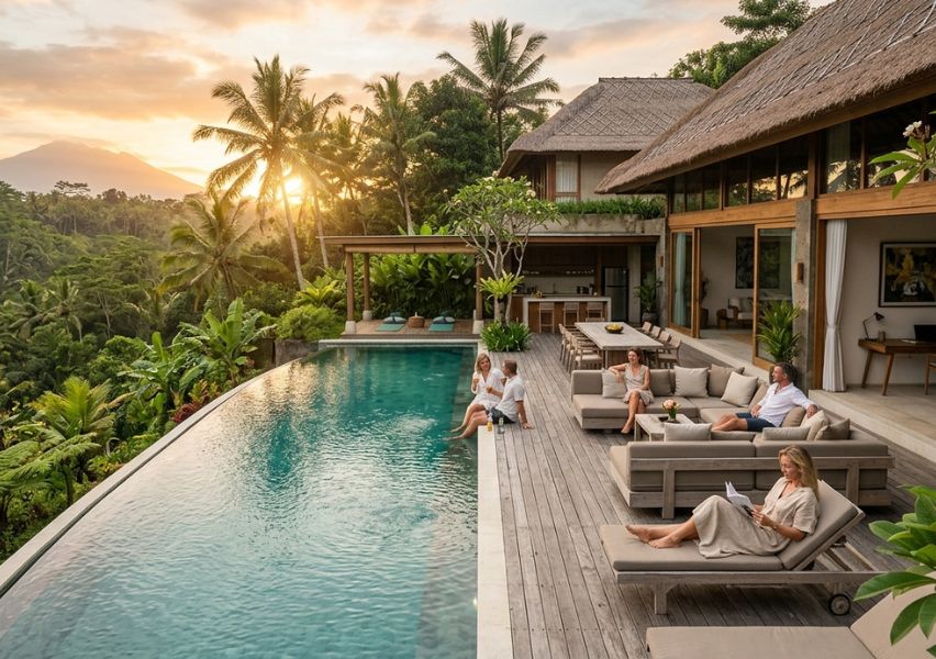 Fasilitas Villa Bali Ini Dicari Tamu High-End untuk Long Stay