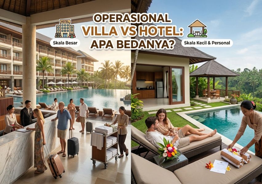 Operasional Villa vs Hotel: Apa Bedanya?